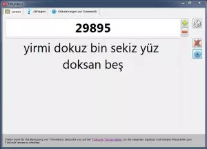 Türkische Zahlen lernen
